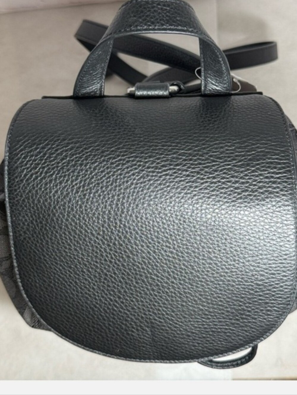 Coach Dempsey Backpack in Signature Jacquard Canvas Pebbled Leather MSRP 450 NWT - Picture 13 of 14